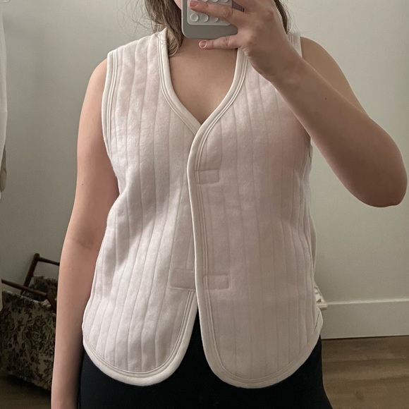 Pink Vest with fluffy inside and velcro closure cotton and fluffy - Picture 10 of 11